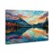 Stupell Industries Abstract Swirled Lake & Mountain Canvas Wall Art Design by LSR Design Studio